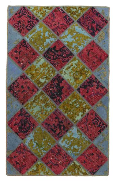 Patchwork Perser Teppich 225x125