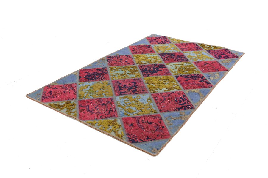 Patchwork Perser Teppich 225x125 - Abbildung 2