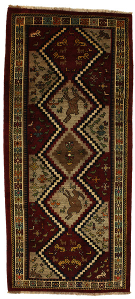 Bakhtiari - Gabbeh Perser Teppich 274x122