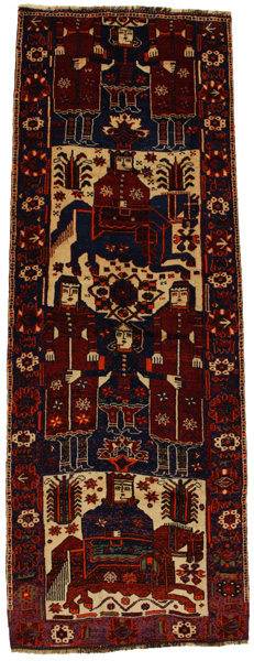 Bakhtiar - Qashqai Tapis Persan 385x137