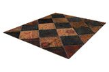 Patchwork Perser Teppich 243x205 - Abbildung 2